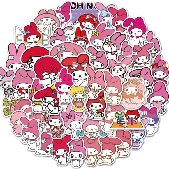 Hello Kitty Other - My Melody 50 Stickers Set